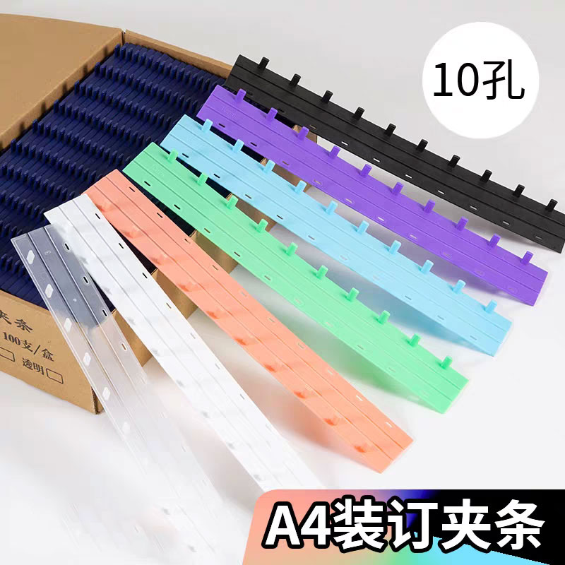 Binding Comb Plastic - 50 adet 10 Delikli PVC Bağlama