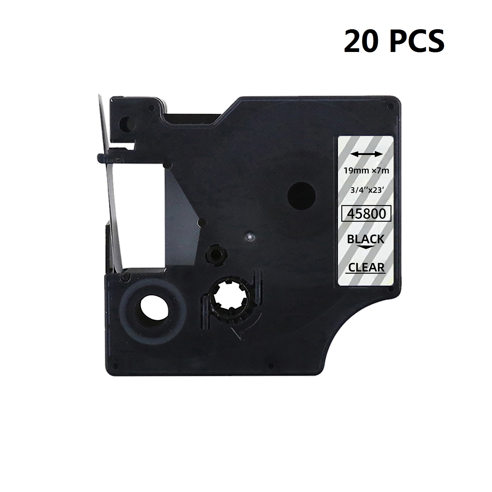 Label Printer Tape - 20 adet Premium Kalite Uyumlu D1