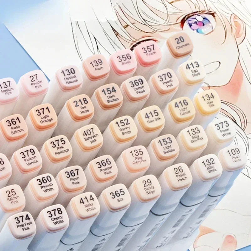 Highlighter Set Pastel - 6/12/24/30 Renk Cilt Tonu Çift Başlı