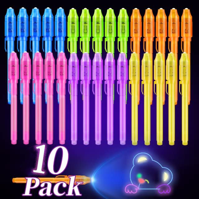 Highlighter Set Pastel - 10 adet Görünmez Mürekkep Kalem Sihirli