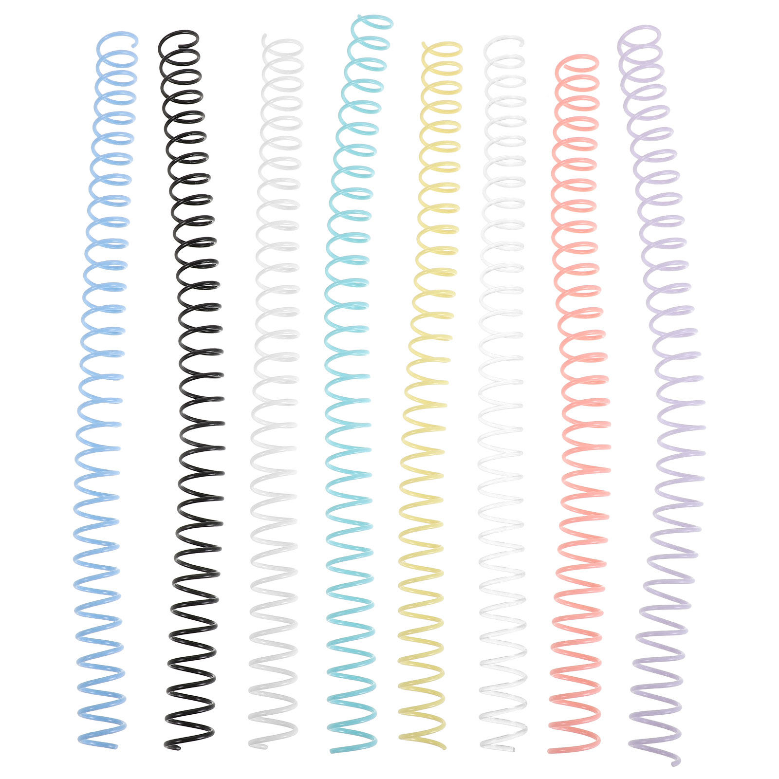 Binding Comb Plastic - 8 Adet Plastik Spiral Cilt Halkaları
