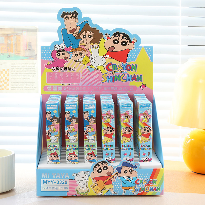 Is Stationery Office Supply - 6 Adet Karikatür Crayon Shin-Chan Jel