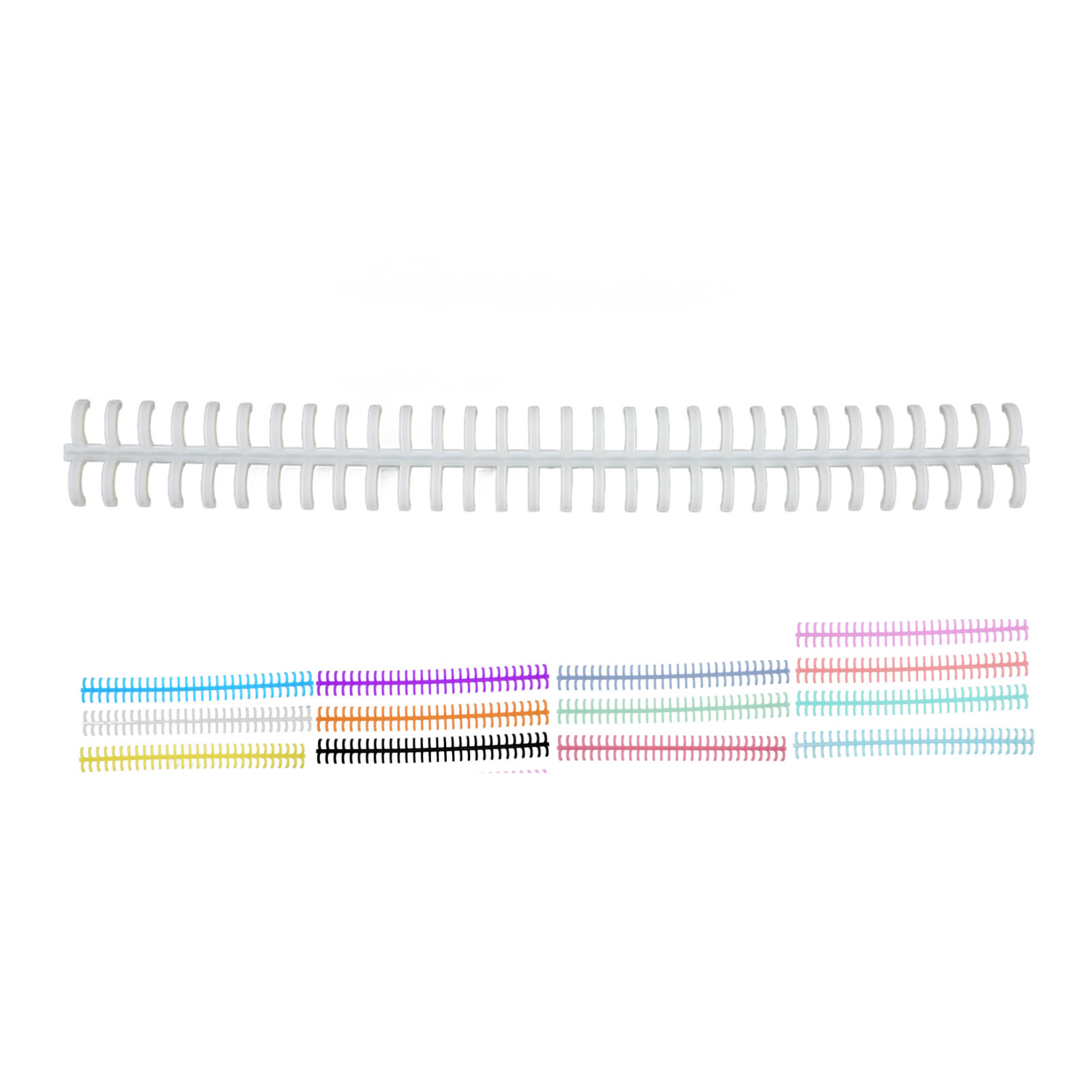 10 adet 30 delikli gevşek yapr - Binding Comb Plastic incelemesi ve fiyatı