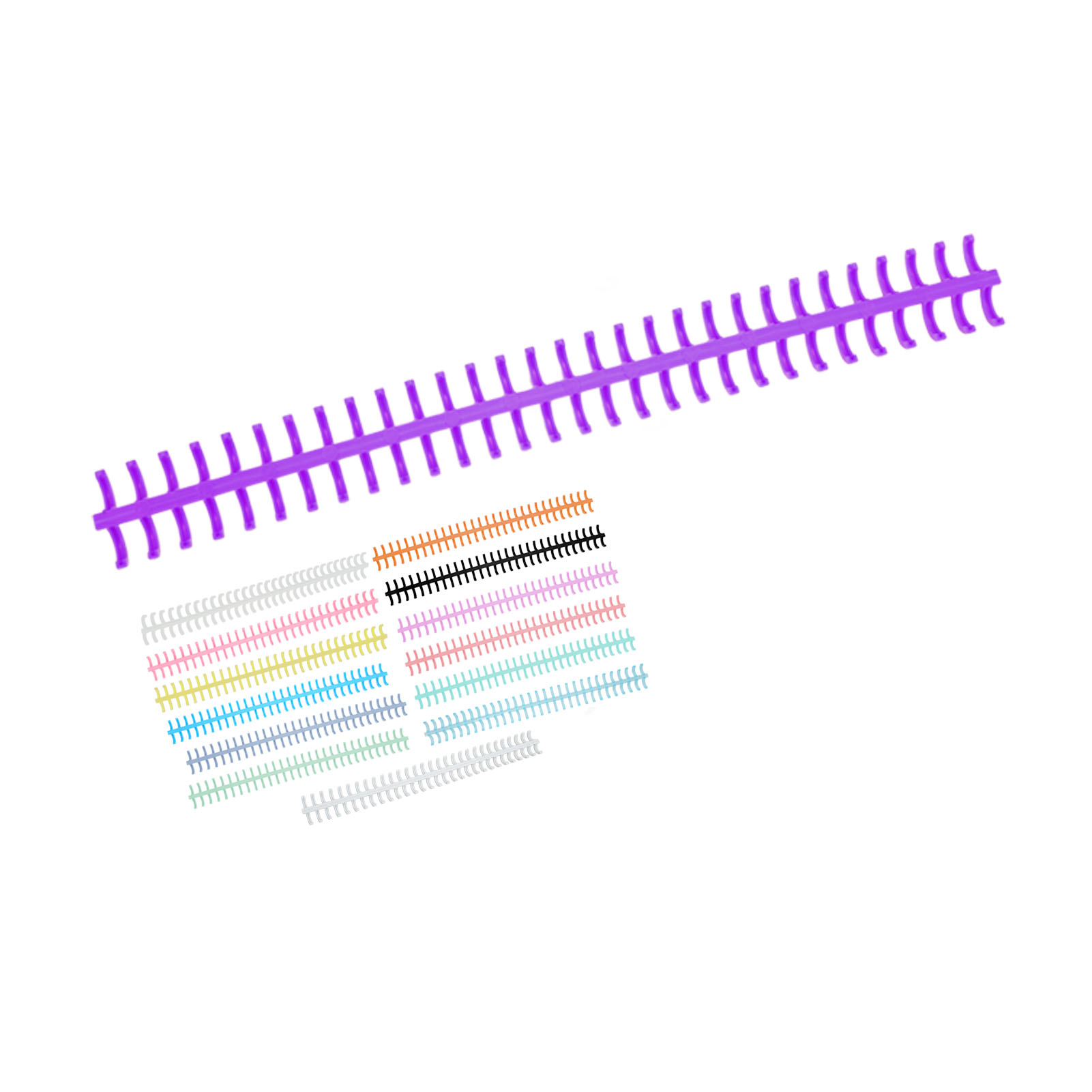 10 adet 30 delikli gevşek yapr - Binding Comb Plastic incelemesi ve fiyatı