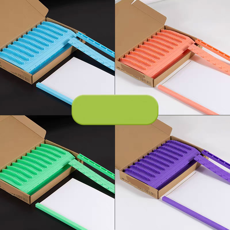 50 adet 10 Delikli PVC Bağlama - Binding Comb Plastic incelemesi ve fiyatı