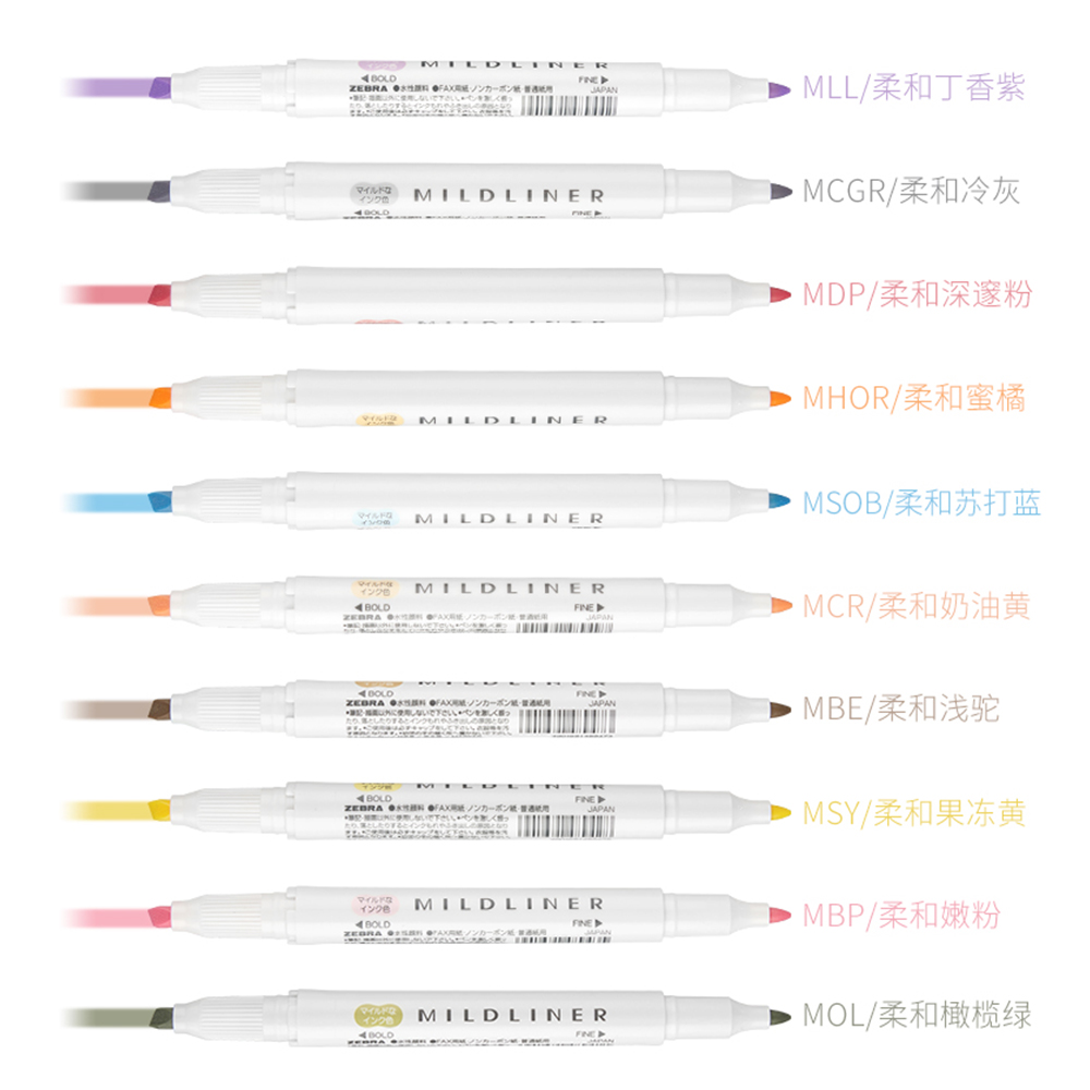 Japonya ZEBRA Fosforlu Kalemle - Highlighter Set Pastel incelemesi ve fiyatı