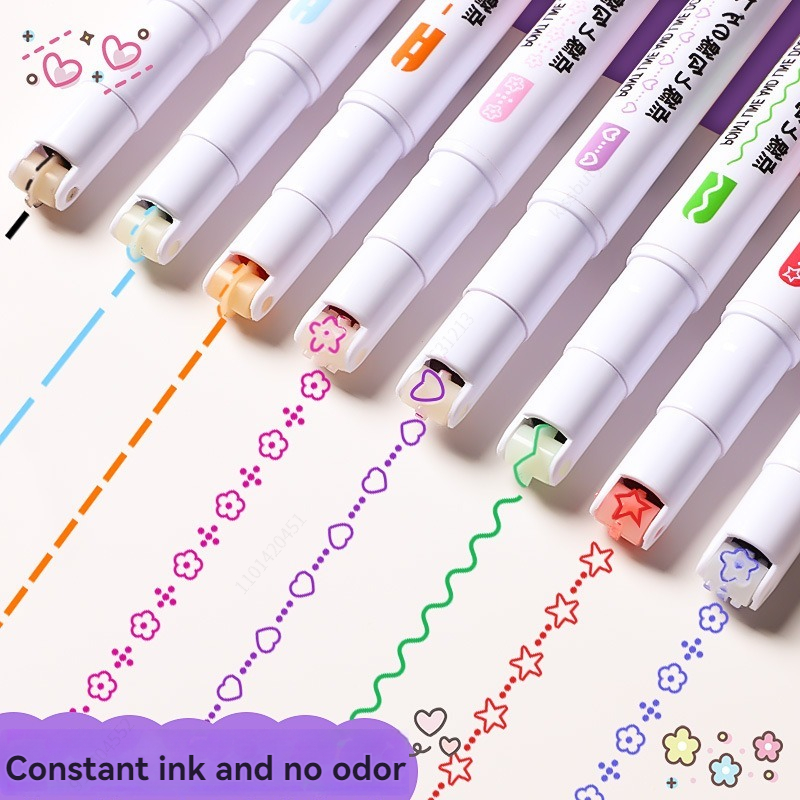 6-24 adet/takım çiçek çizgi şe - Highlighter Set Pastel incelemesi ve fiyatı