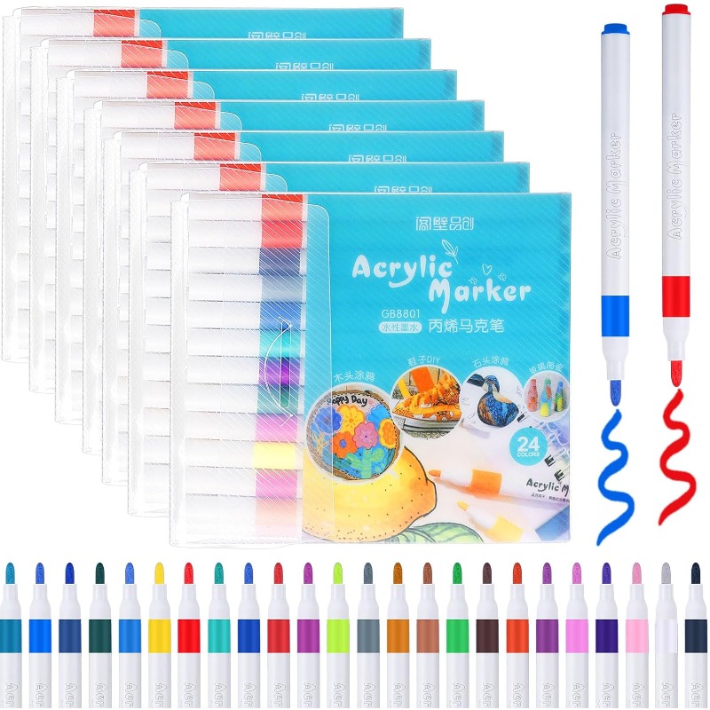 12/24/36 Renkli Akrilik Boya K - Highlighter Set Pastel incelemesi ve fiyatı