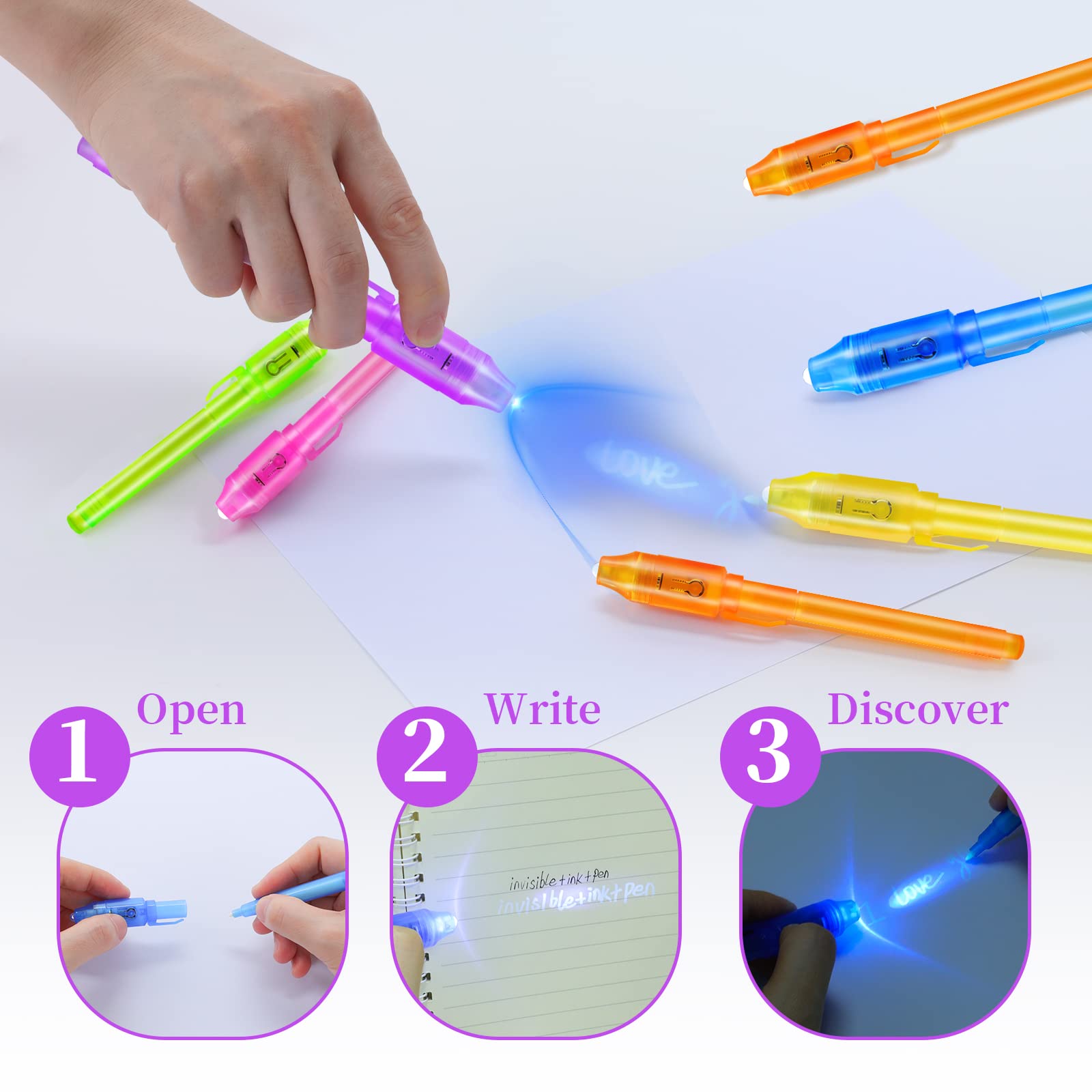 10 adet Görünmez Mürekkep Kale - Highlighter Set Pastel incelemesi ve fiyatı