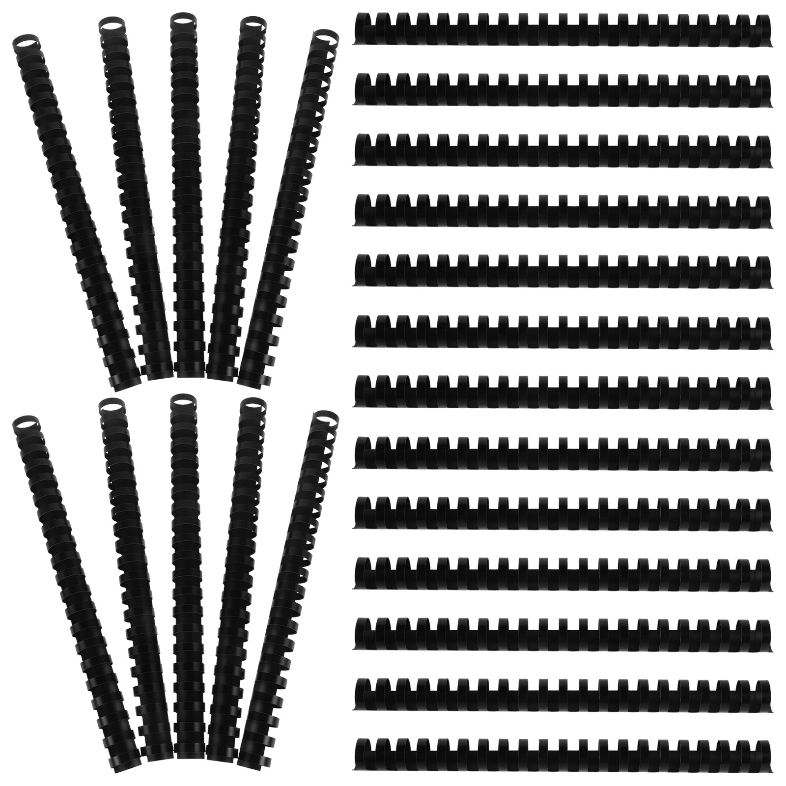 50 Adet Ciltleme Tarağı 21 Hal - Binding Comb Plastic incelemesi ve fiyatı