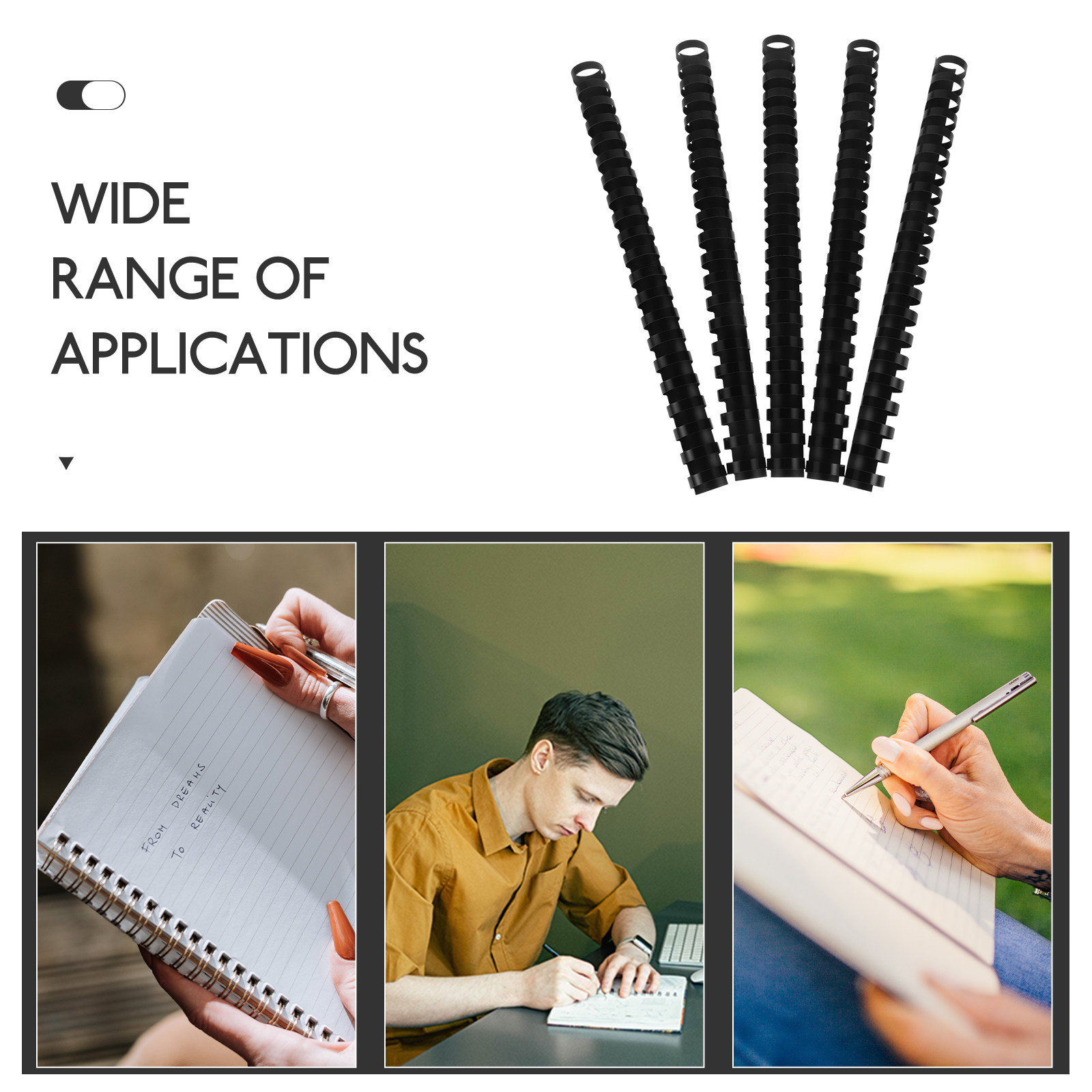 50 Adet Ciltleme Tarağı 21 Hal - Binding Comb Plastic incelemesi ve fiyatı