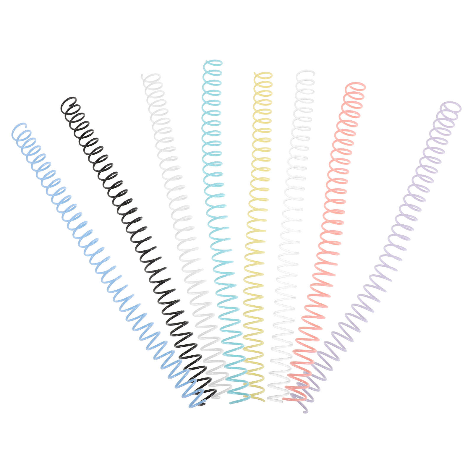 8 Adet Plastik Spiral Cilt Hal - Binding Comb Plastic incelemesi ve fiyatı
