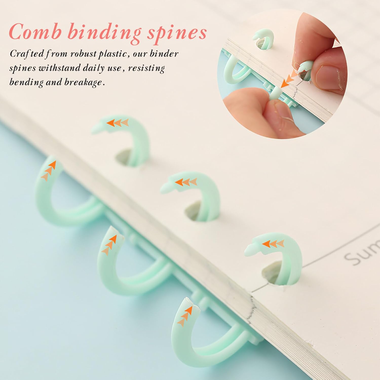 5/10 Adet Tarak Ciltleme Diken - Binding Comb Plastic incelemesi ve fiyatı